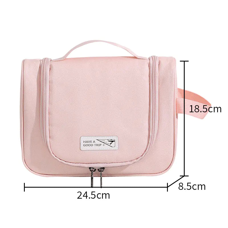 Travel Toiletry Bag with Large Capacity & Hook