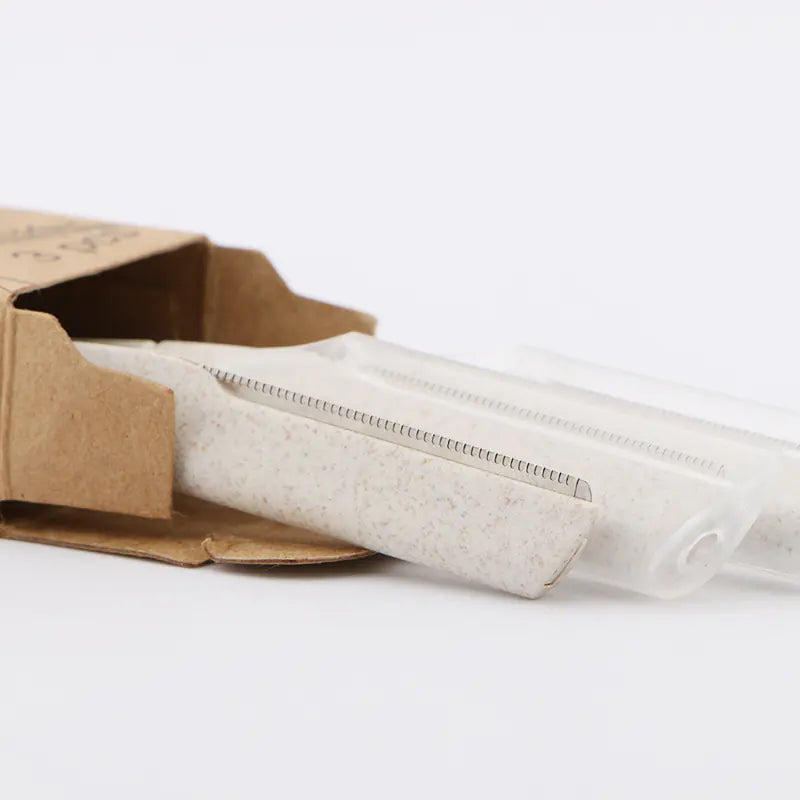 Eco-Friendly Stainless Steel Eyebrow Razor with Blade