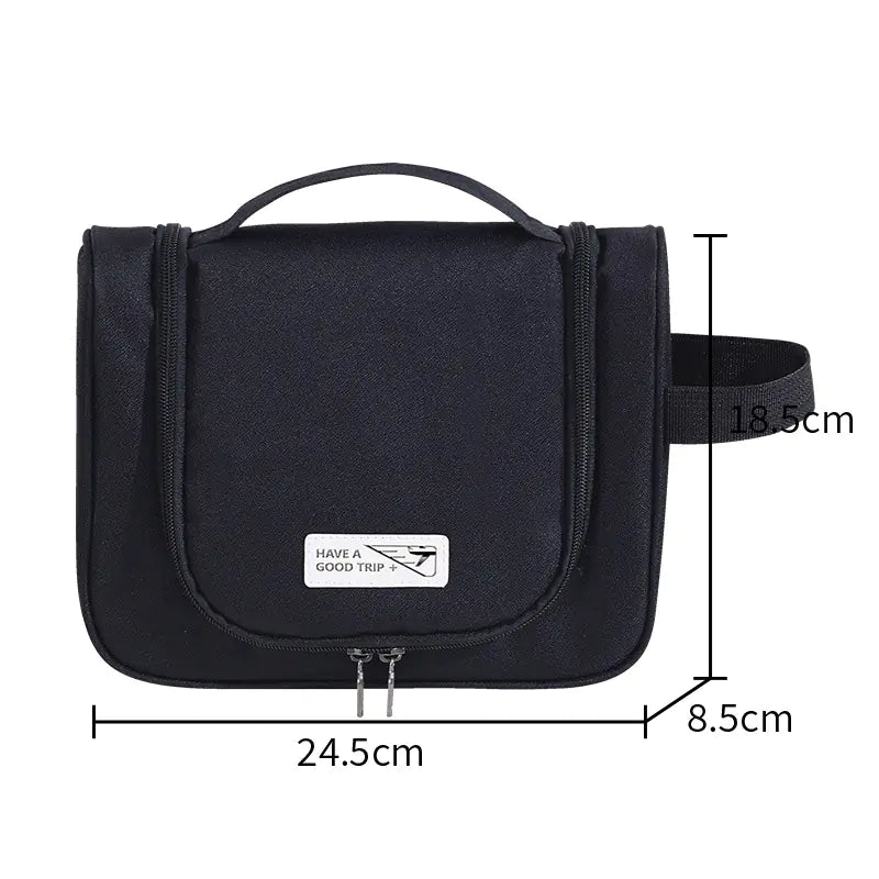 Travel Toiletry Bag with Large Capacity & Hook