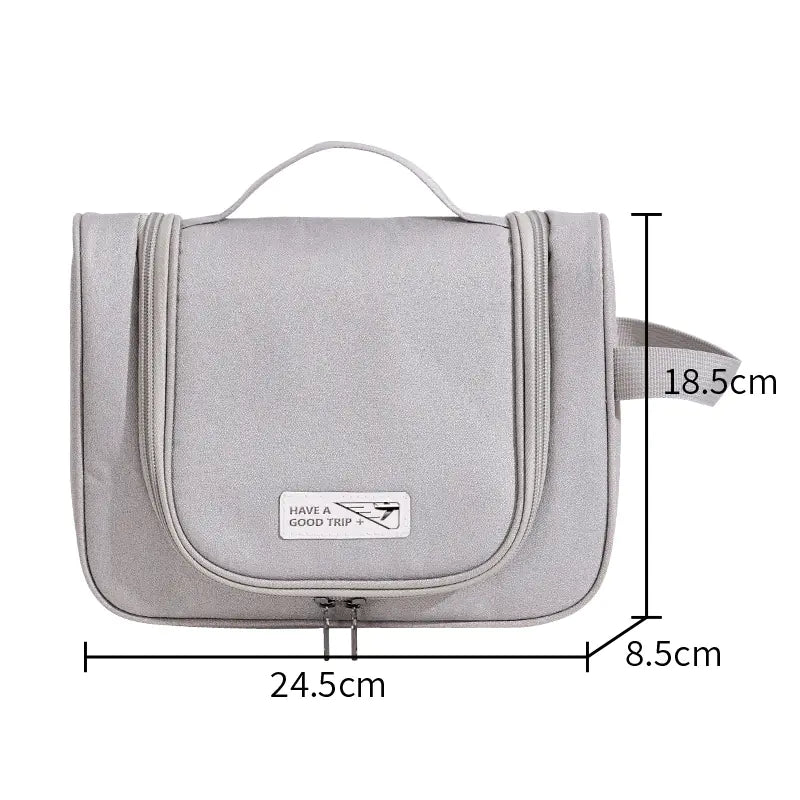 Travel Toiletry Bag with Large Capacity & Hook